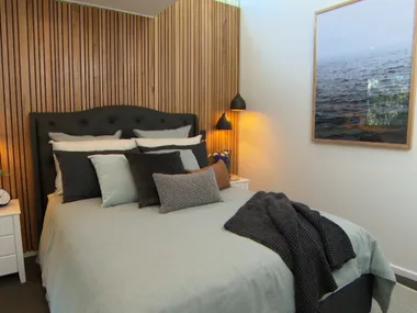 Adam makes three feature walls