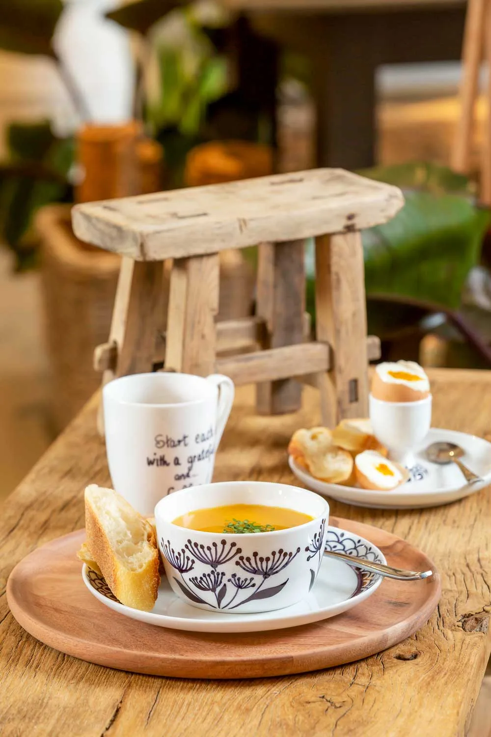 Hand-decorated crockery