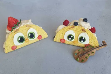 Dessert tacos
