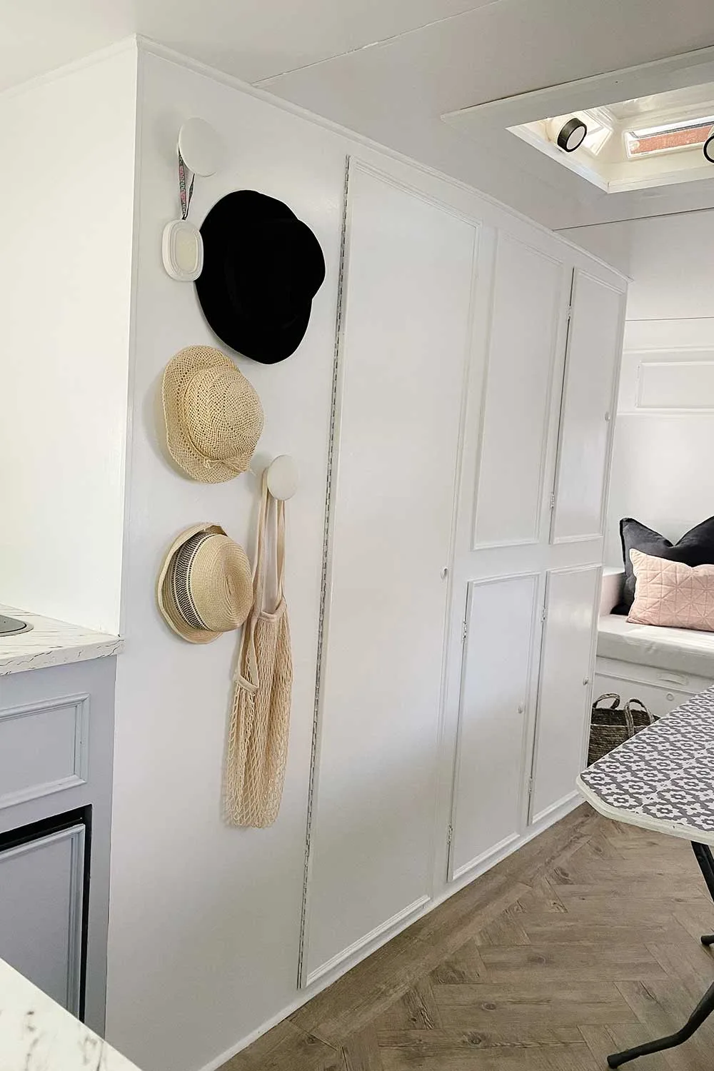Vintage caravan bathroom renovation