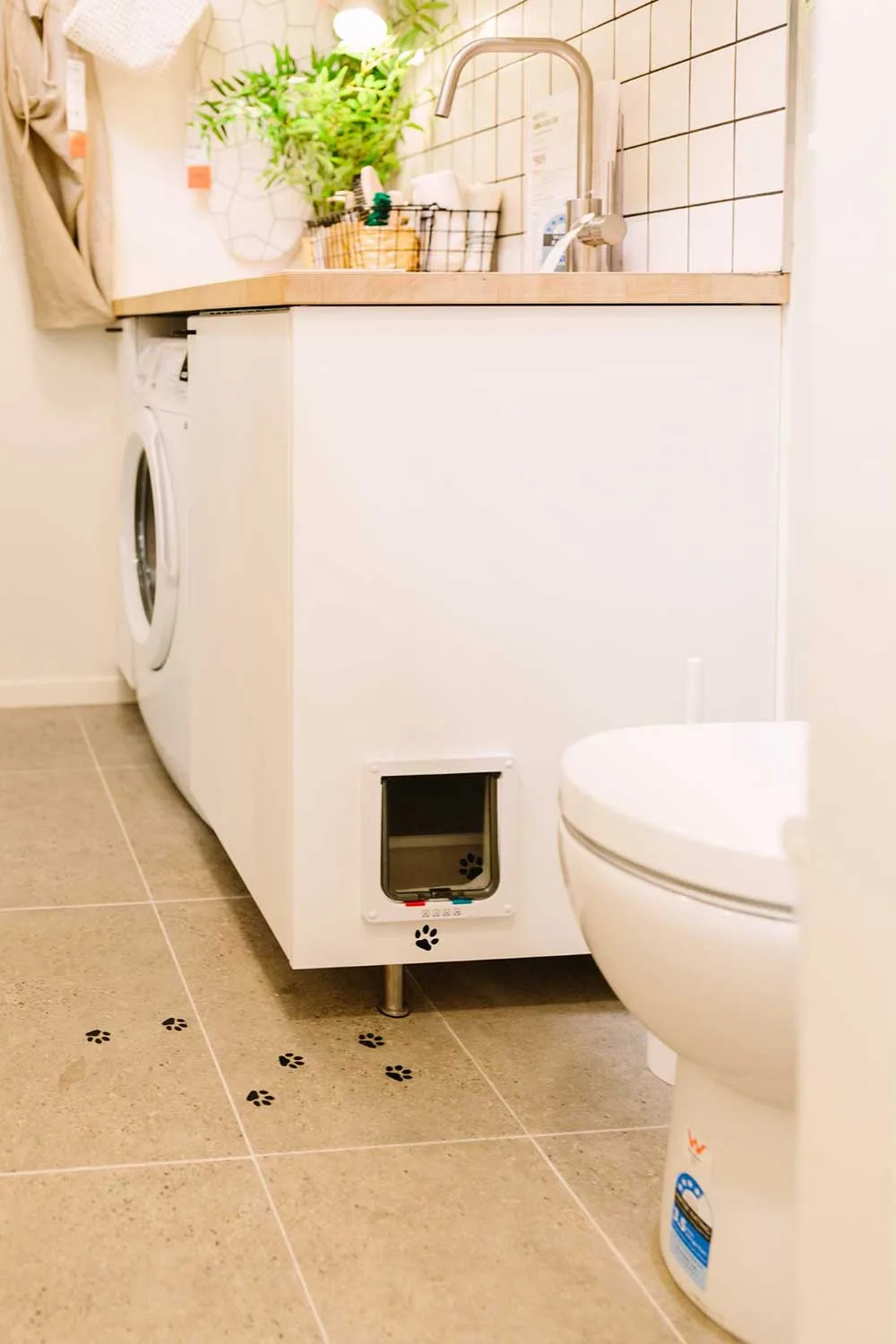 Ikea hidden cat litter tray