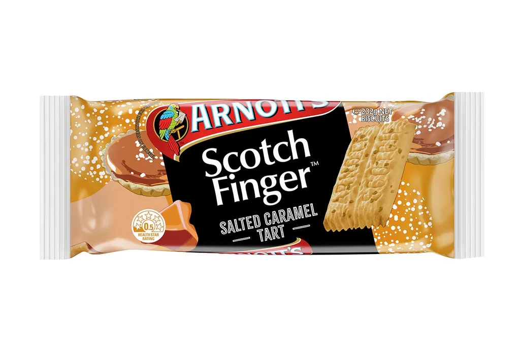 Scotch Finger Salted Caramel Tart