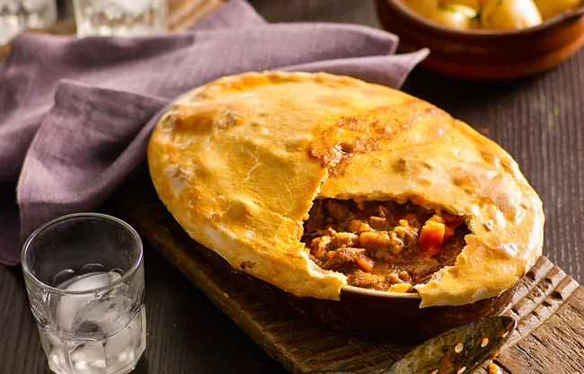 steak and ale pie chuck steak recipes with bite taken out