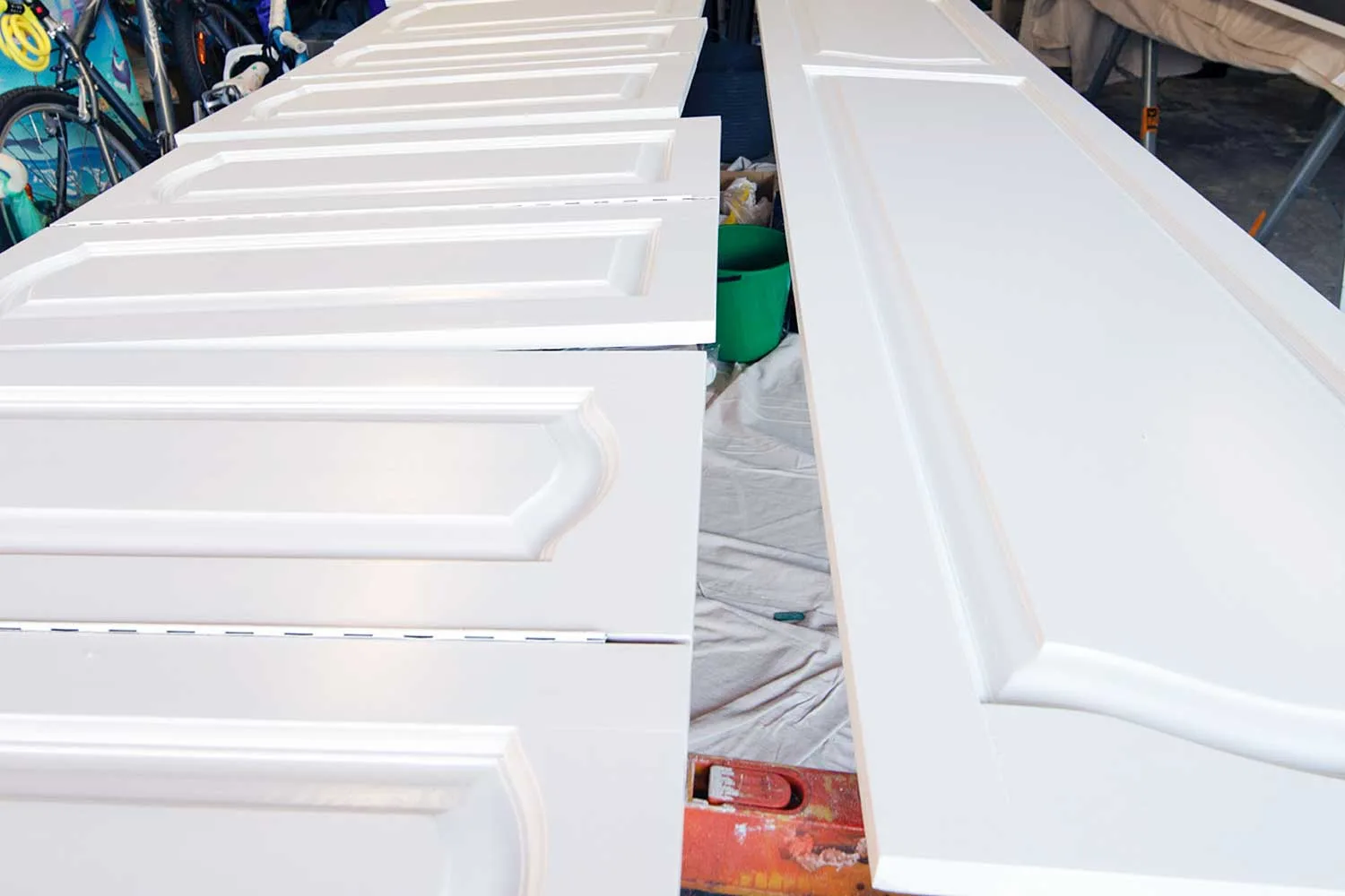 Painting cupboard doors
