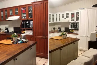 Reader reno: It only cost $110 to transform this mum’s kitchen
