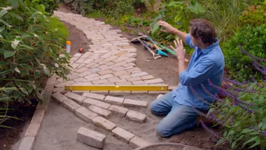 Charlie creates a stunning garden path