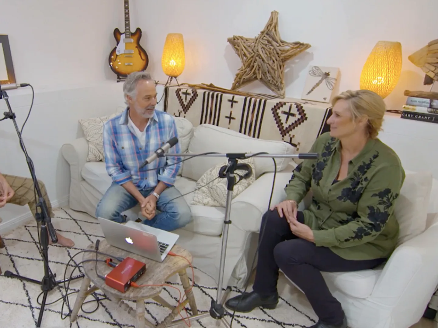 Johanna visits Cameron Daddo at home