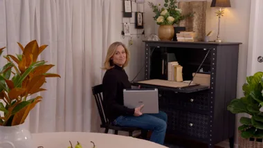 How to upcycle an old dresser into a desk