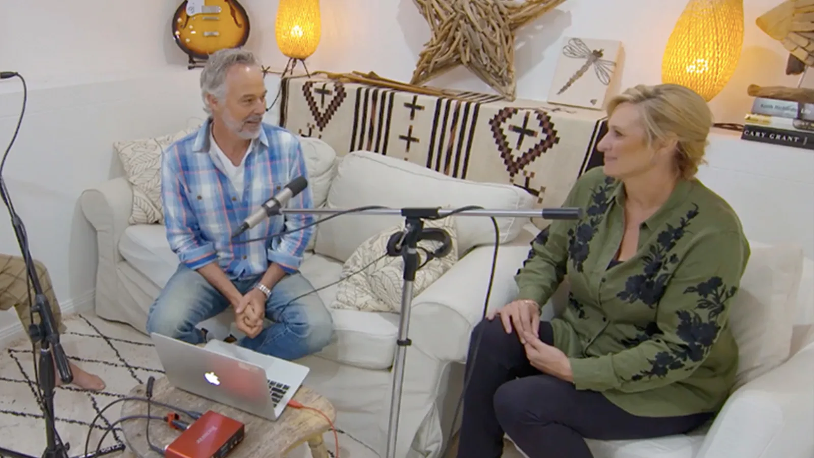 Johanna visits Cameron Daddo at home