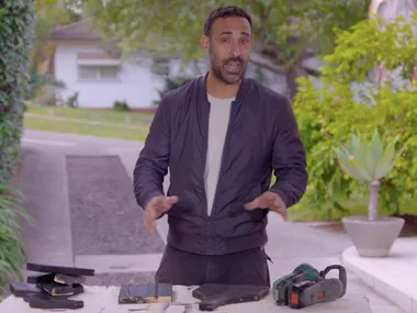 Adam makes a vintage-style drinks caddy