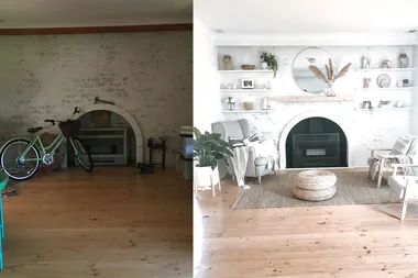 Reader project: It only cost $200 to transform this fireplace