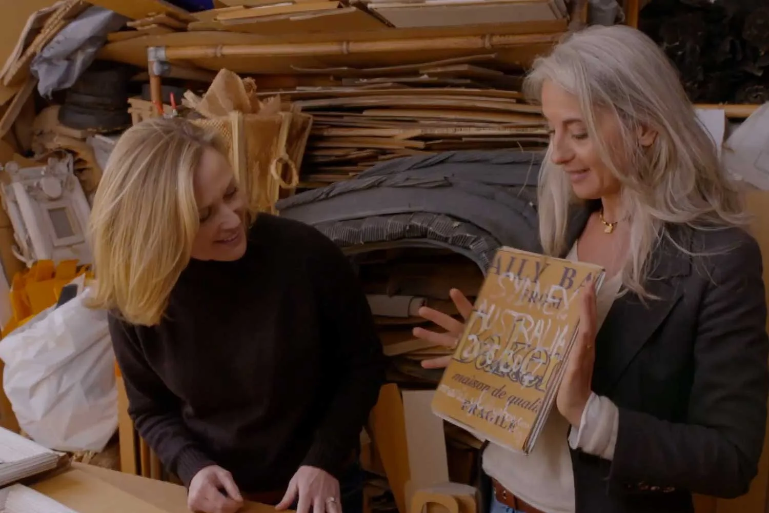 Tara meets cardboard designer Noelle Rigaudie