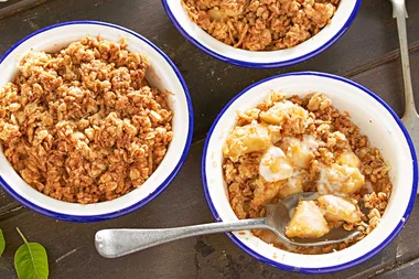 This classic apple crumble is the easiest dessert you’ll make all winter