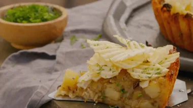 Intensely potato pie