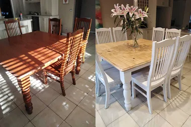 Reader project: A Hamptons-style dining table makeover