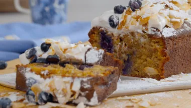 Almond coconut brown butter cake