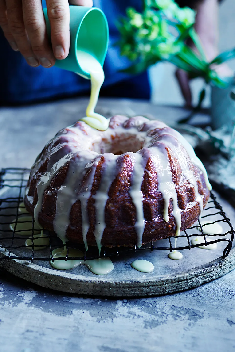Hot three milk cake