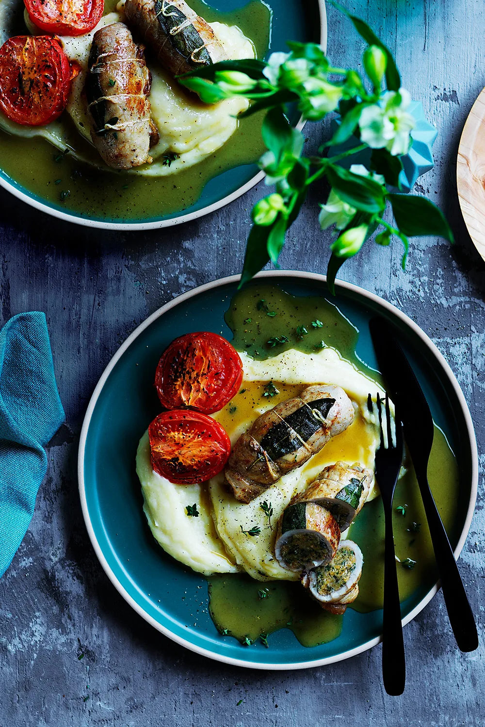 Pork involtini