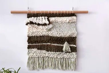 How to weave a stunning wall hanging