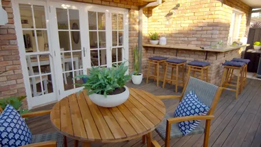 Before and after: From a tiny outdoor area to spacious retreat