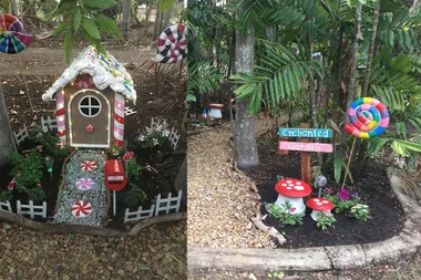 How one mum created an enchanted garden for her daughter