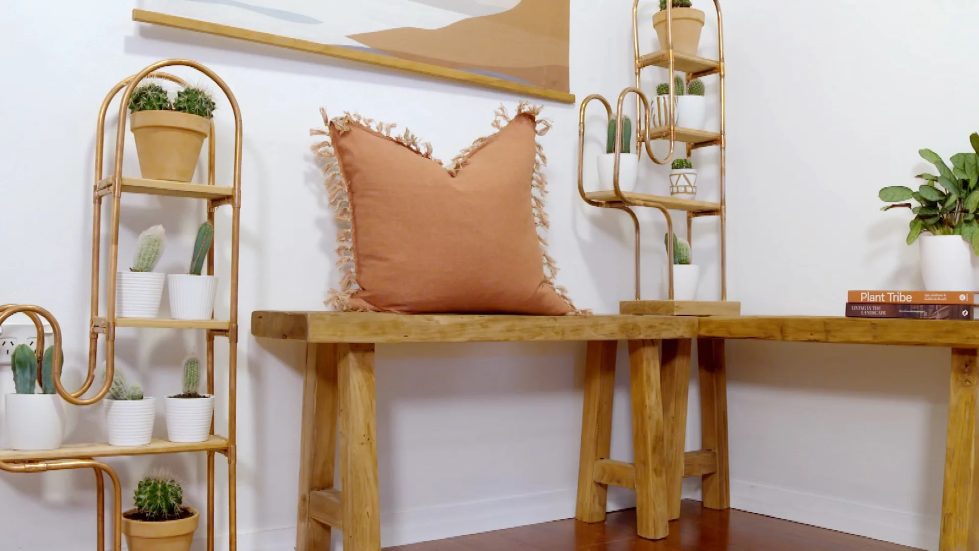 Charlie Albone makes a copper cactus plant stand