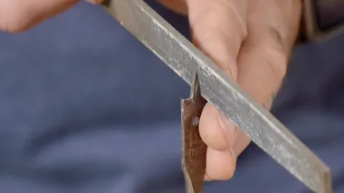 How to sharpen a spade bit