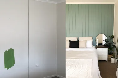 Reader reno: A gorgeous bedroom VJ feature wall for $600