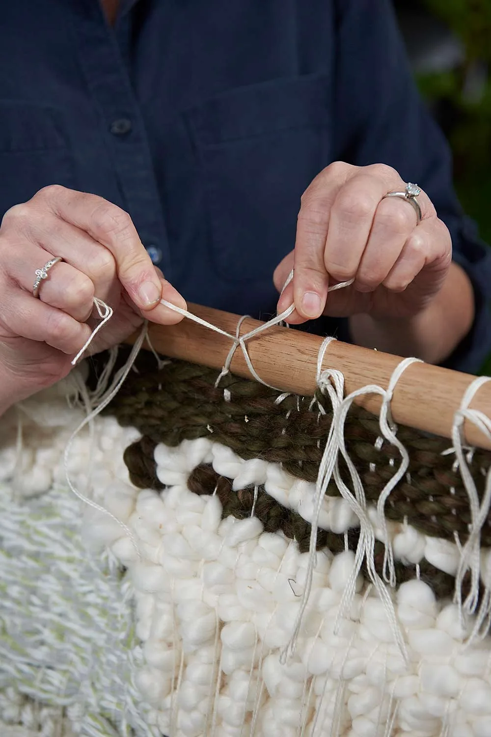 Step 11 woven wall hanging