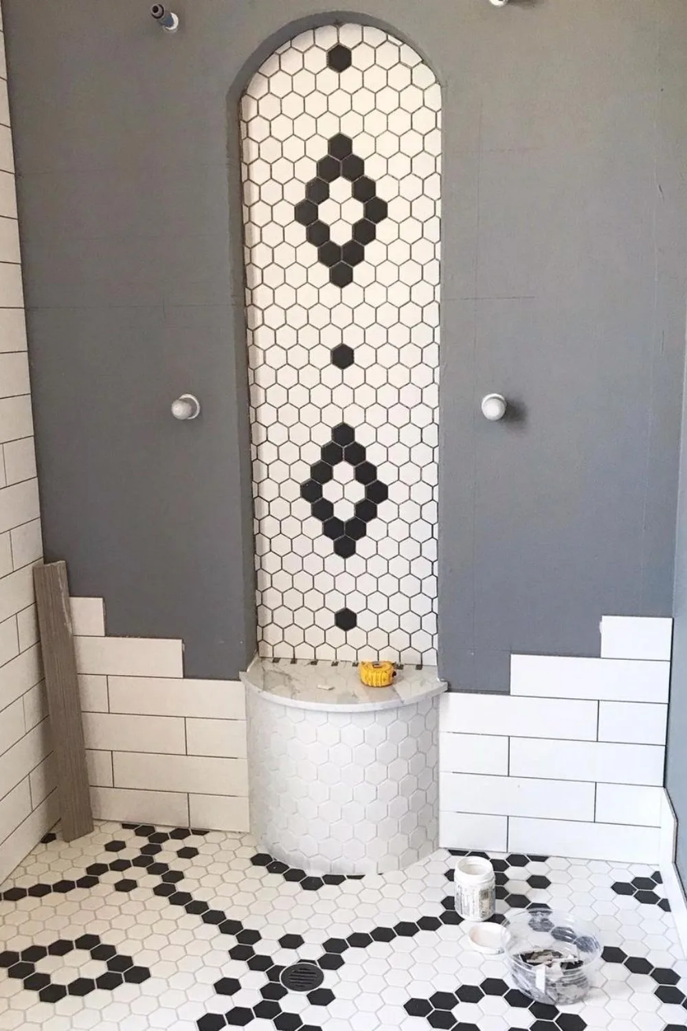 middle of bathroom renovation