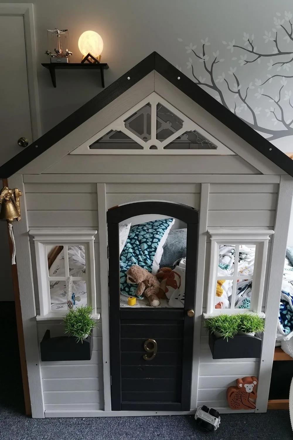 finshed cubby house bed for kid