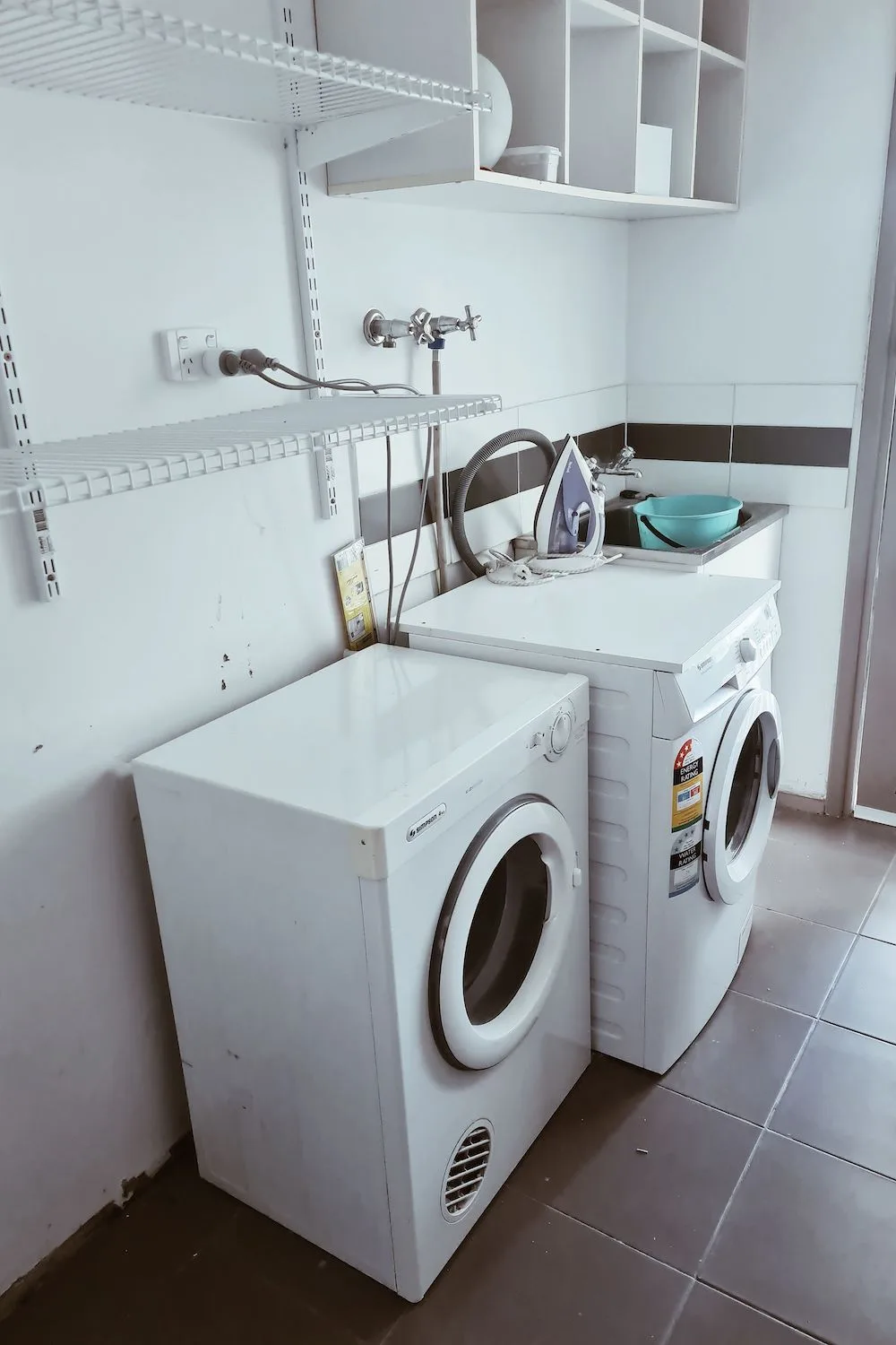 Laundry before renovation