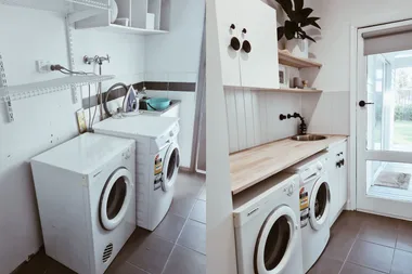 Reader reno: A Scandi-style budget laundry makeover for $1300