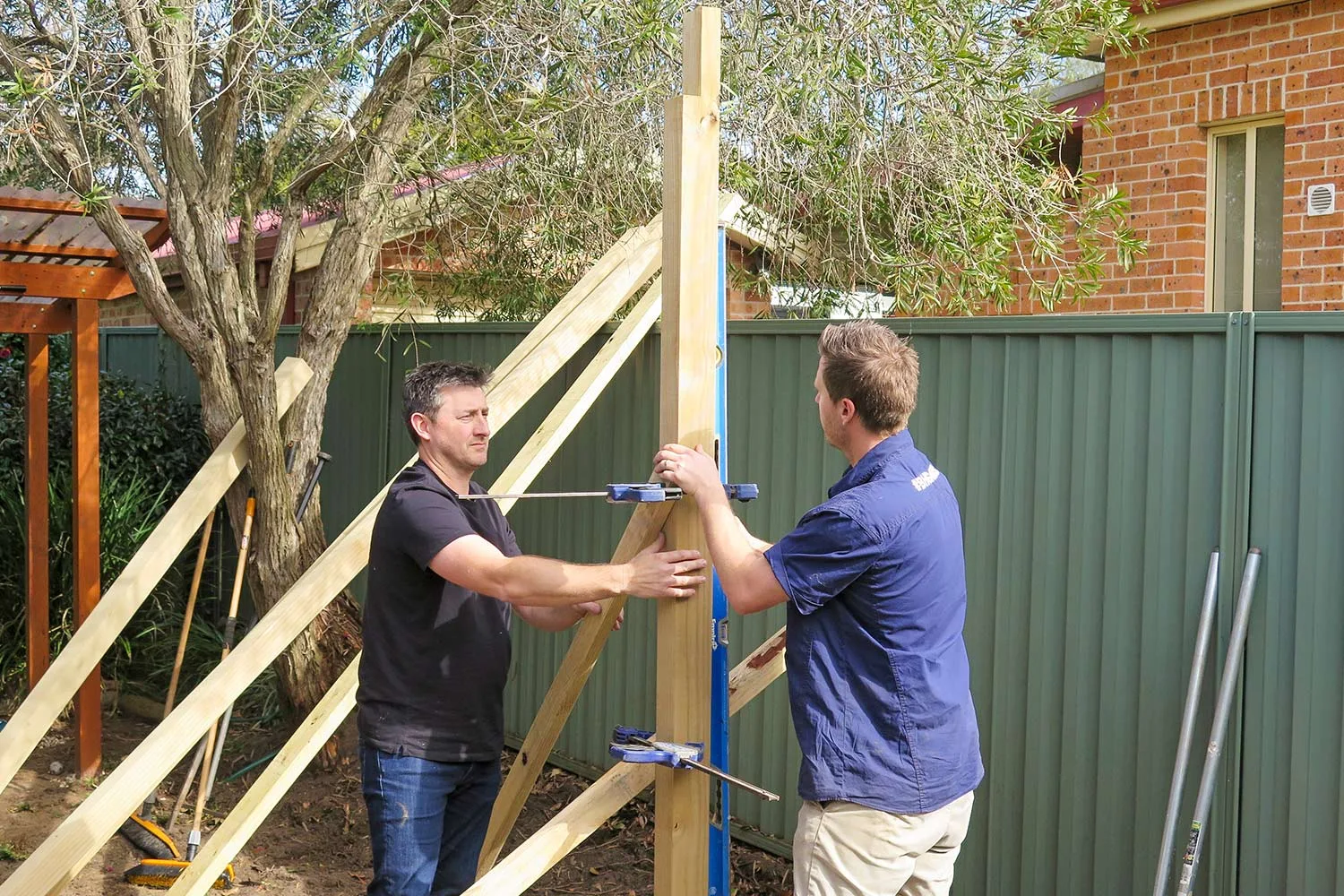 step 3 how to build outdoor room pergola