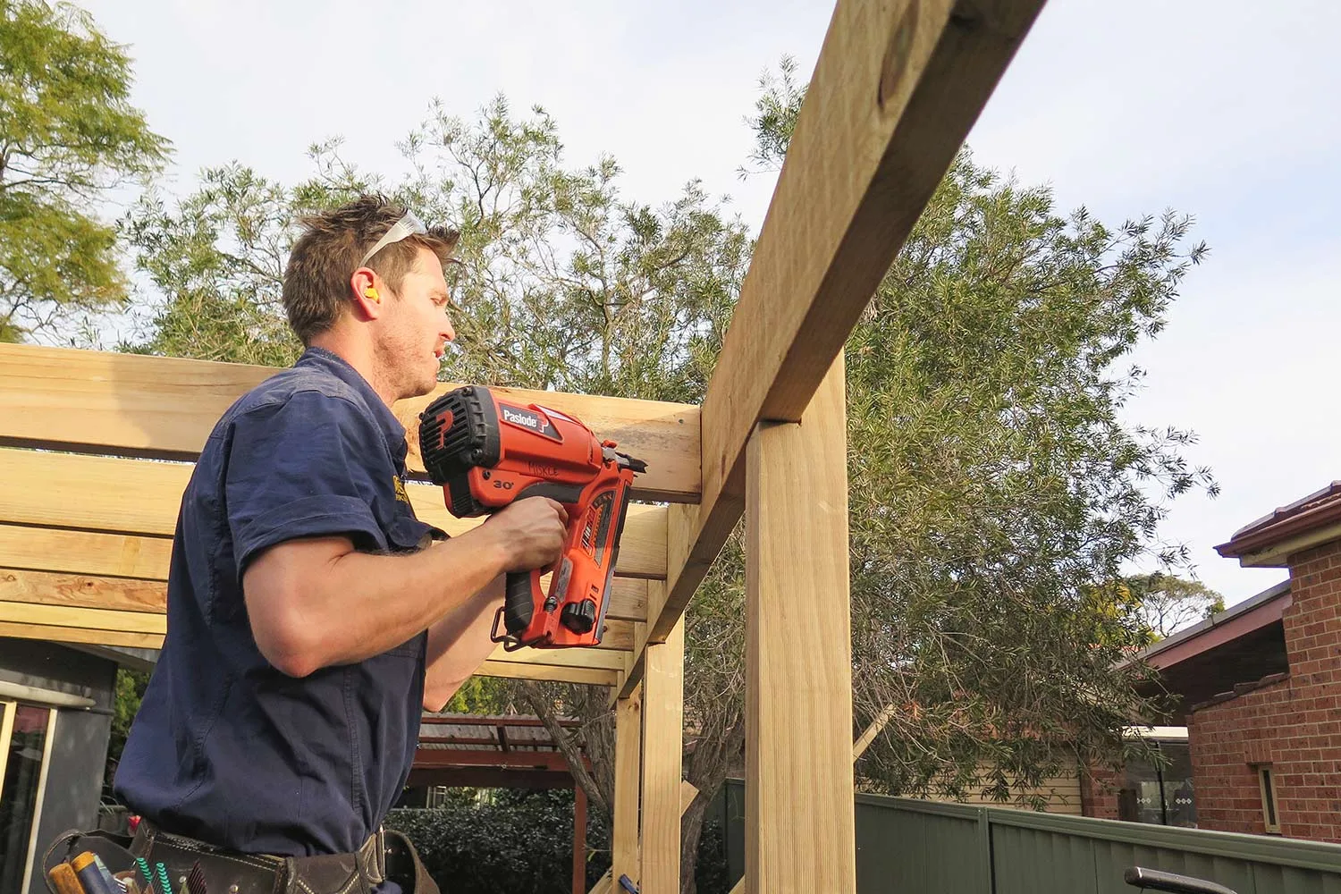 Step 11 how to build outdoor room pergola
