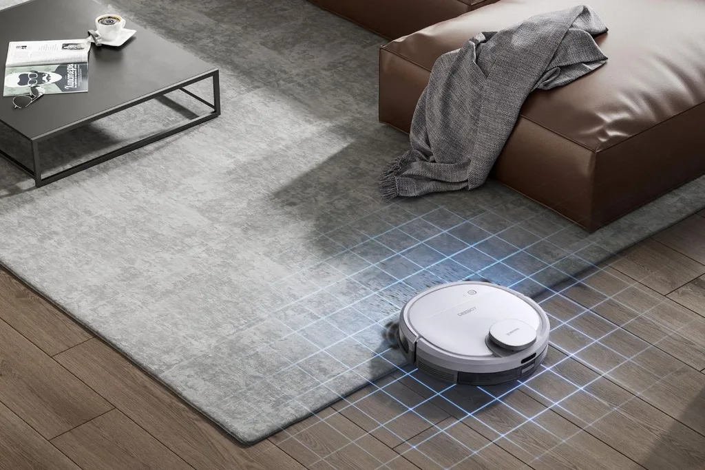 vacuum mapping carpet from floorboards