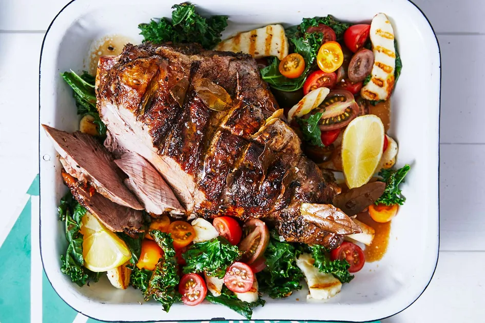Spiced lamb leg barbecue roast recipe Recipe - Better Homes & Gardens Australia