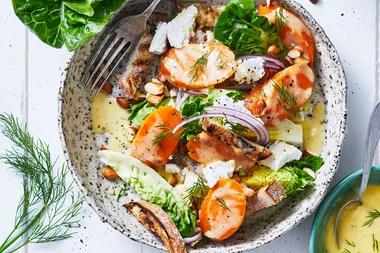 Roasted sweet potato salad