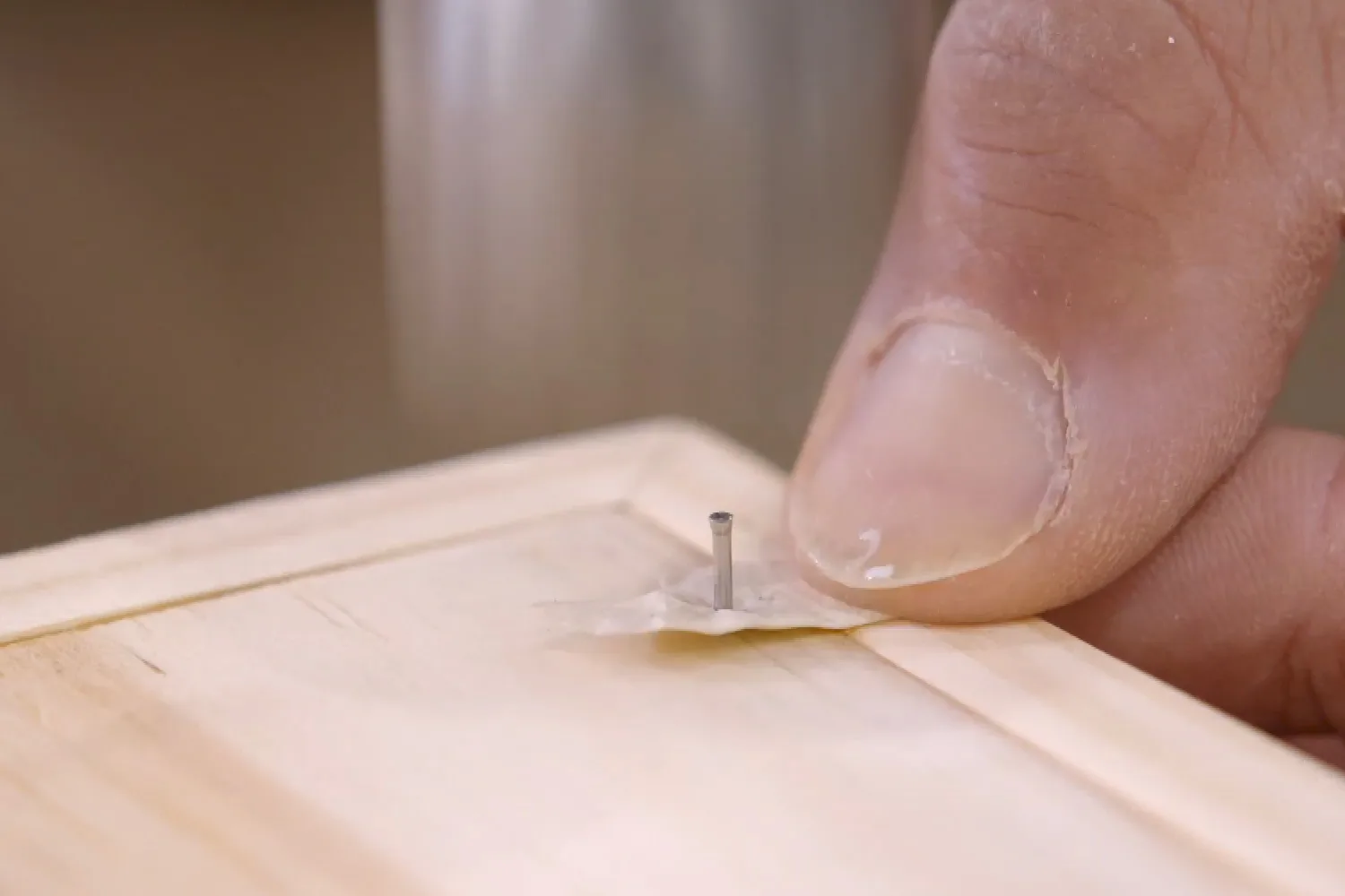 Adam makes a wooden pencil box