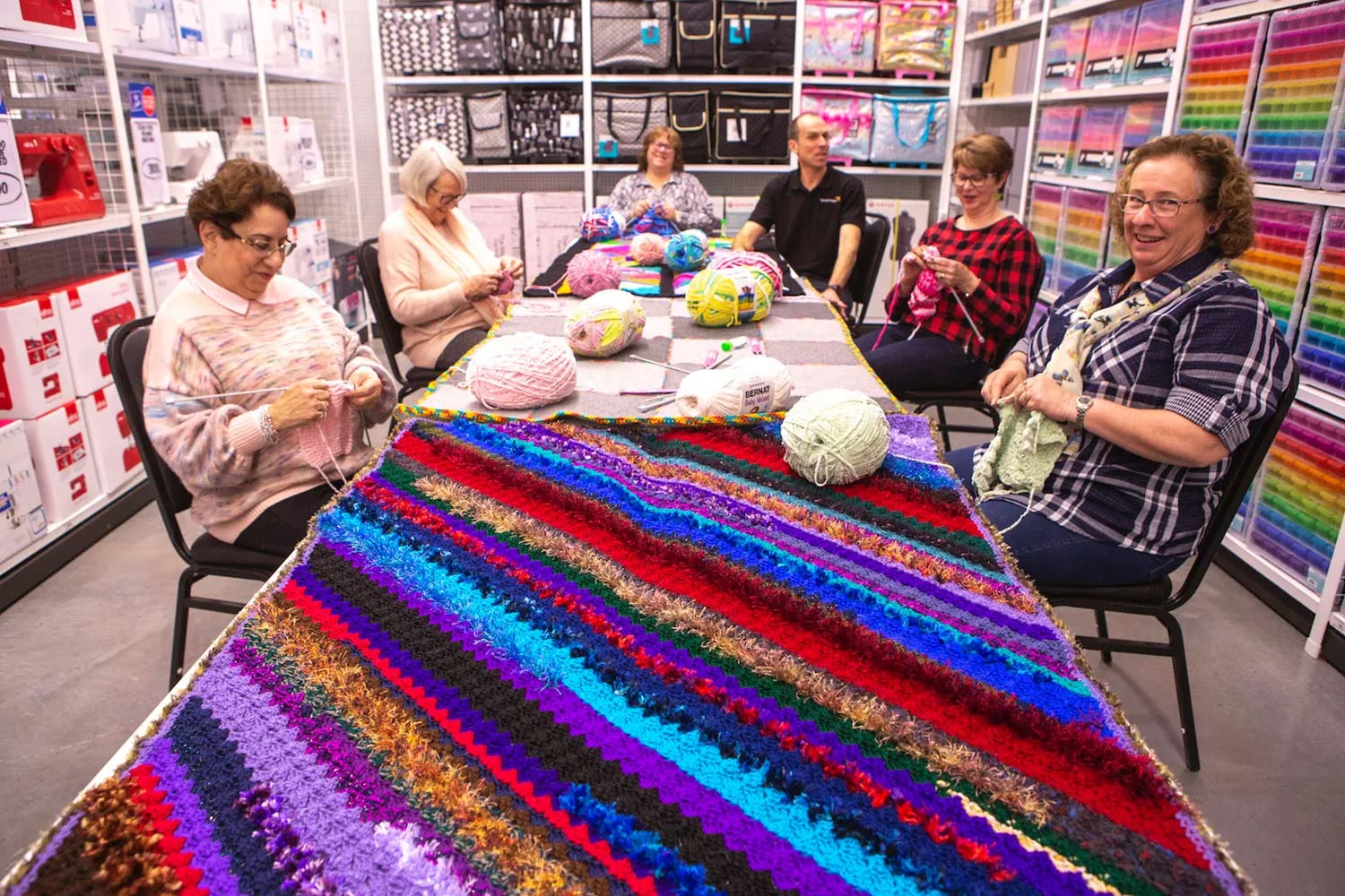 Join Spotlight to knit or crochet blankets for those in need