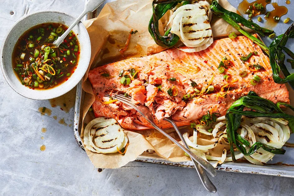 Baked Citrus Salmon Recipe with Fennel Salad - Better Homes & Gardens Australia