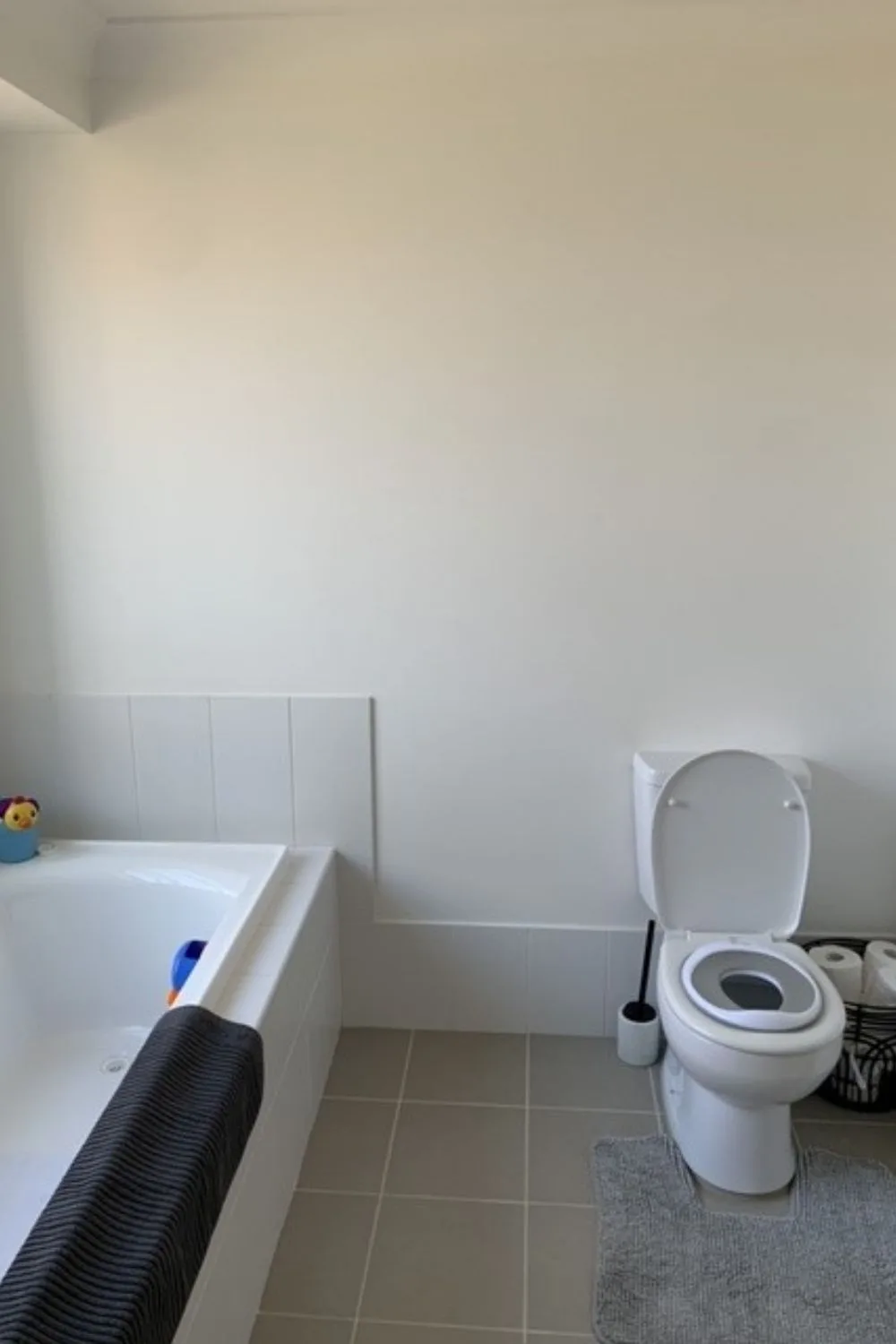 dark dirty toilet and tub