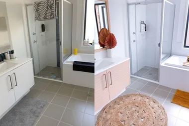 Reader reno: It only cost $126 for this mum to give her bathroom a complete makeover