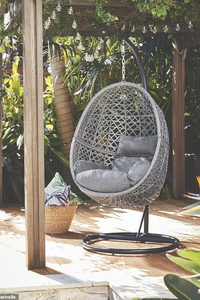 Lifestyle shot of egg chair