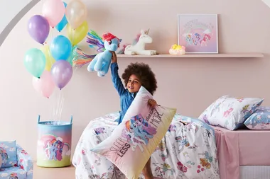 Adairs has teamed up with My Little Pony on a kids collection