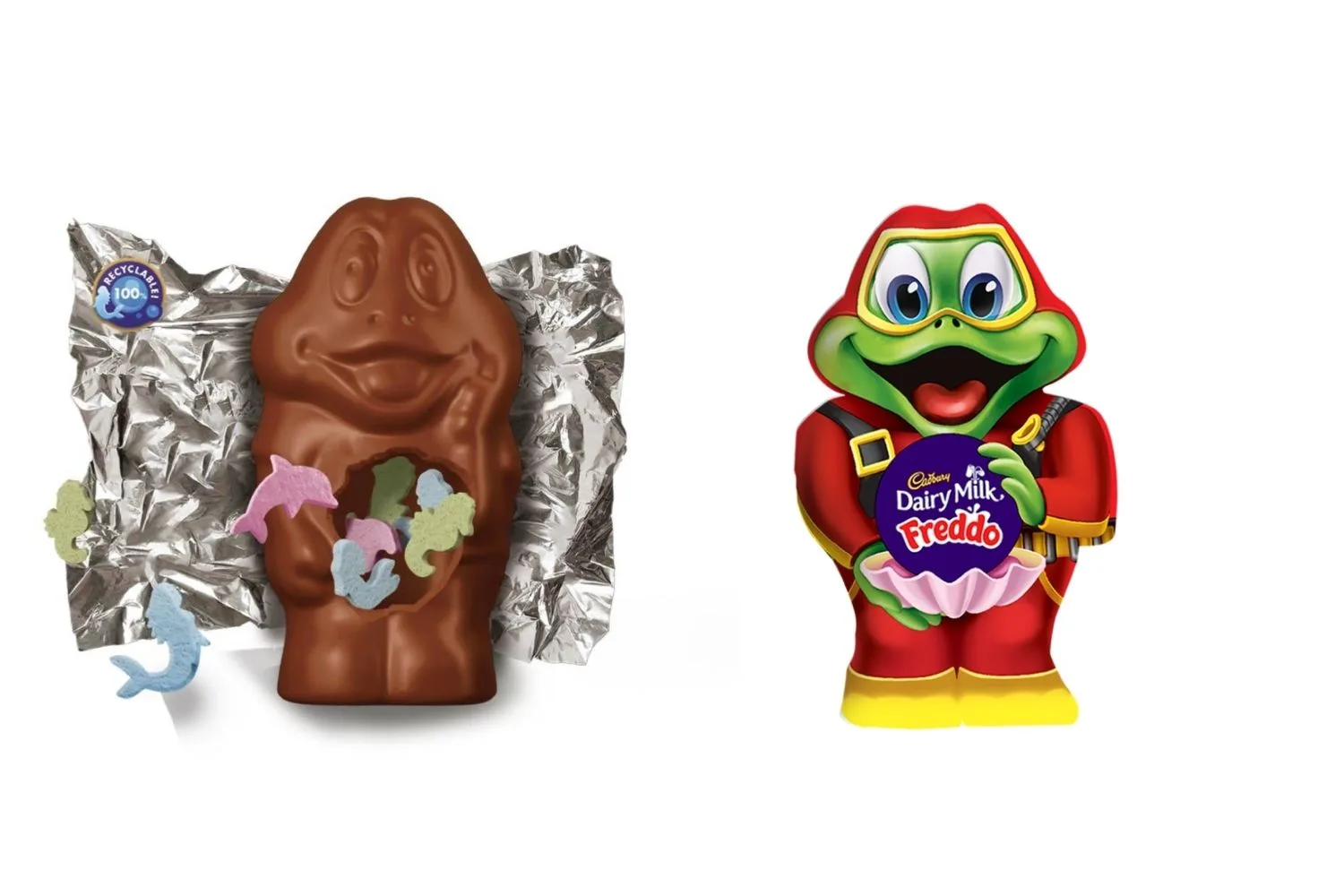 Cadbury’s Freddo Frog is unrecognisable in new product range