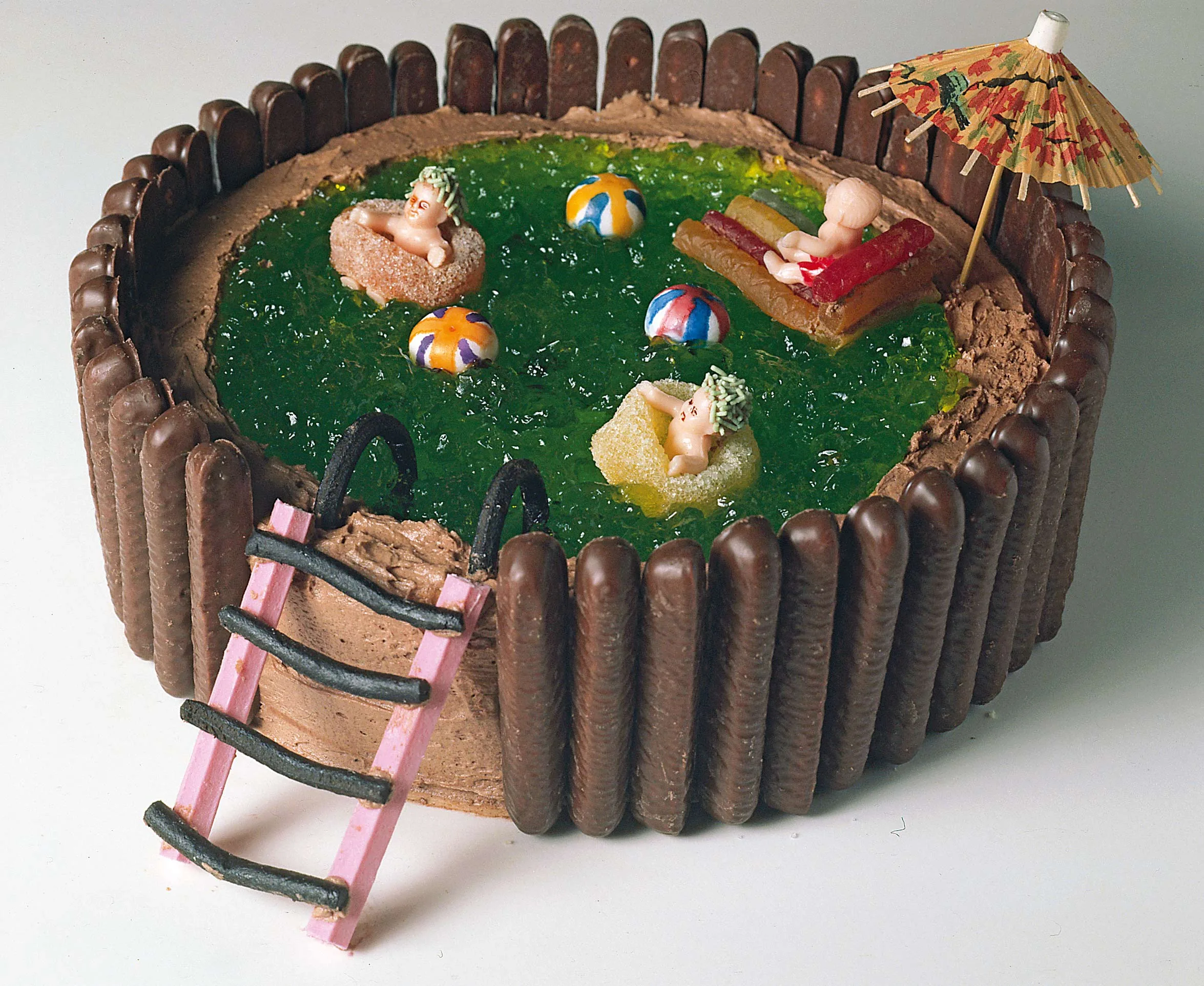 Australian Women's Weekly Swimming Pool Cake.