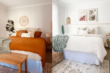 Reader reno: A bright, coastal bedroom makeover with a VJ feature wall