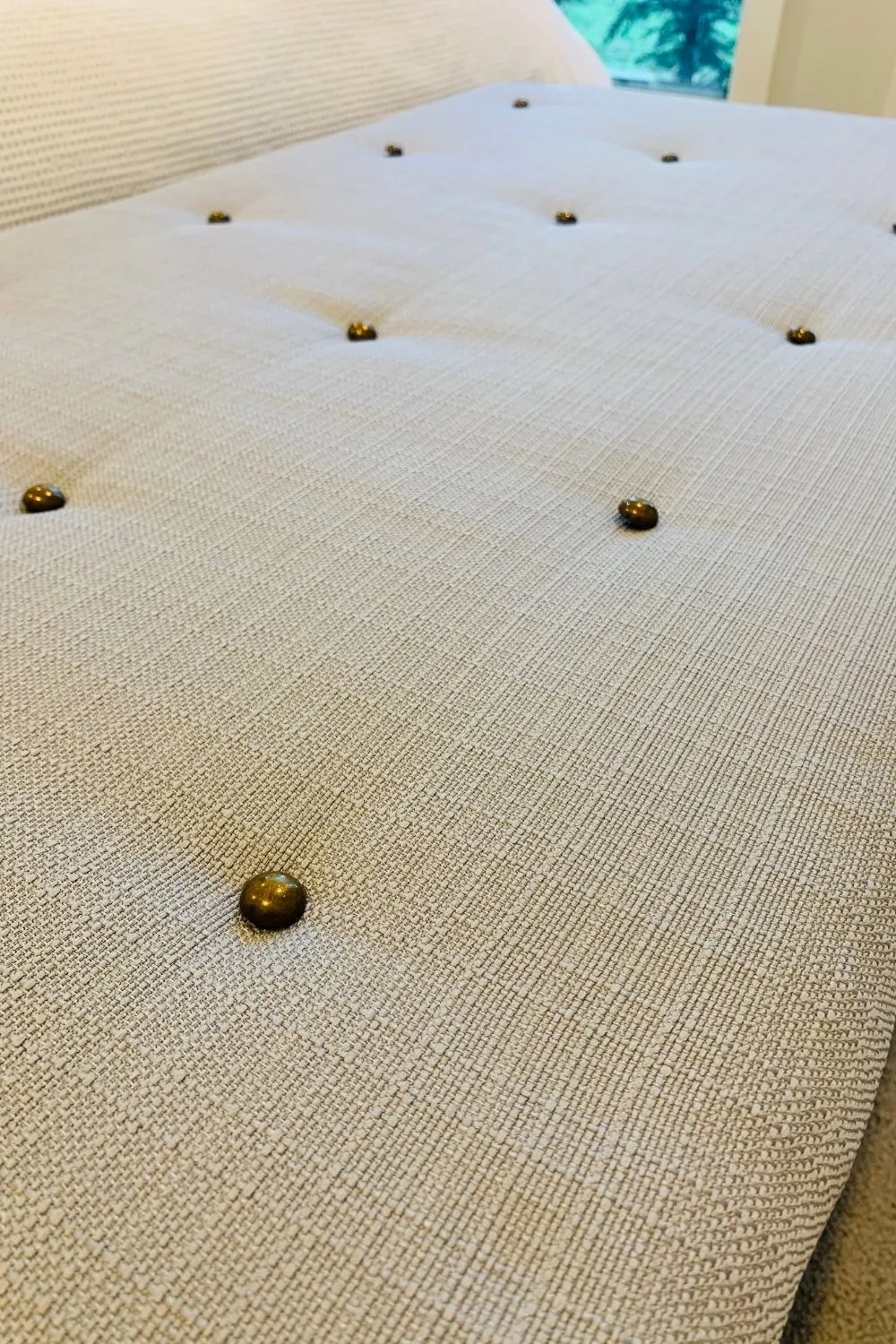 extreme close up of cushion material