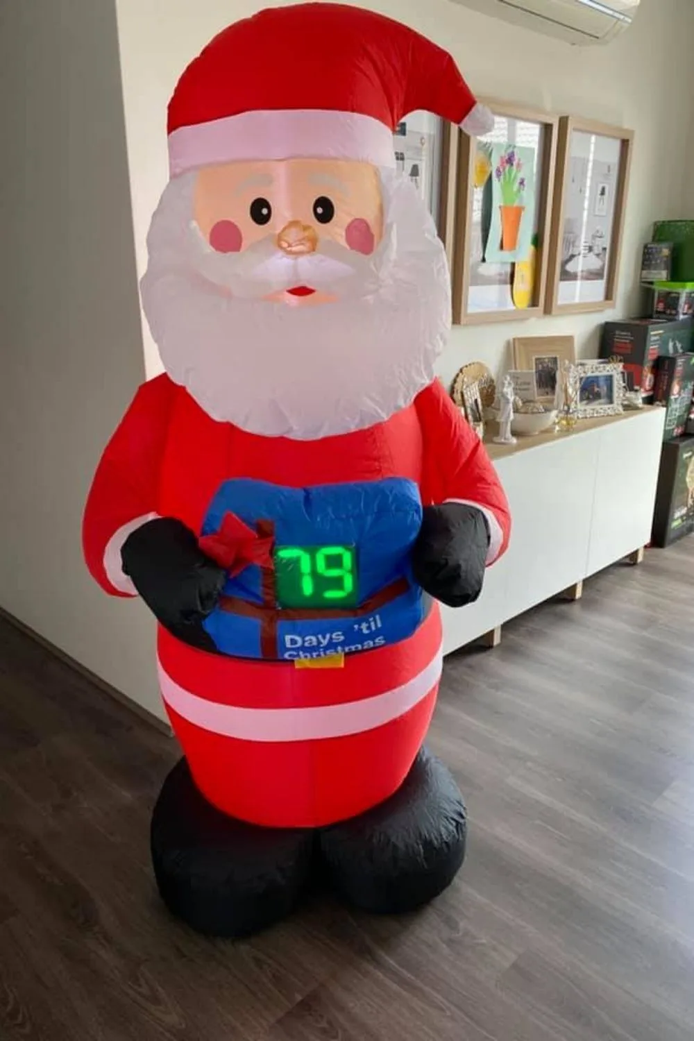 big blow up santa